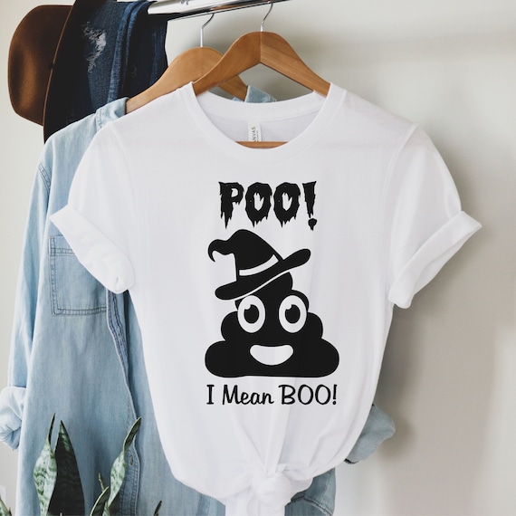 Poop Emoji Shirt Poo I Mean Boo Funny Halloween Costume Poop Emoji Shirt Poo I Mean Boo Funny Halloween Costume