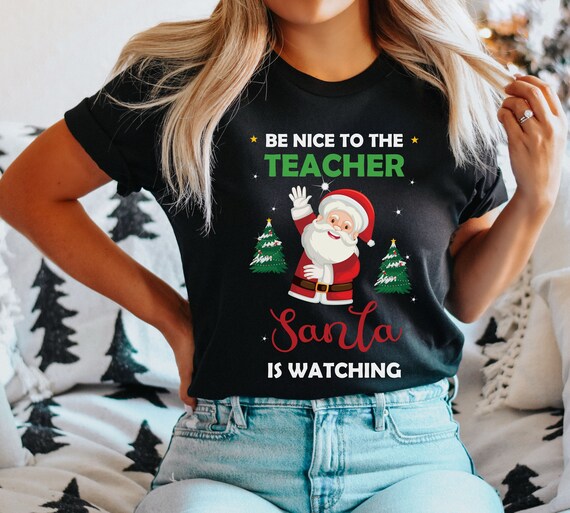 teacher christmas t shirts
