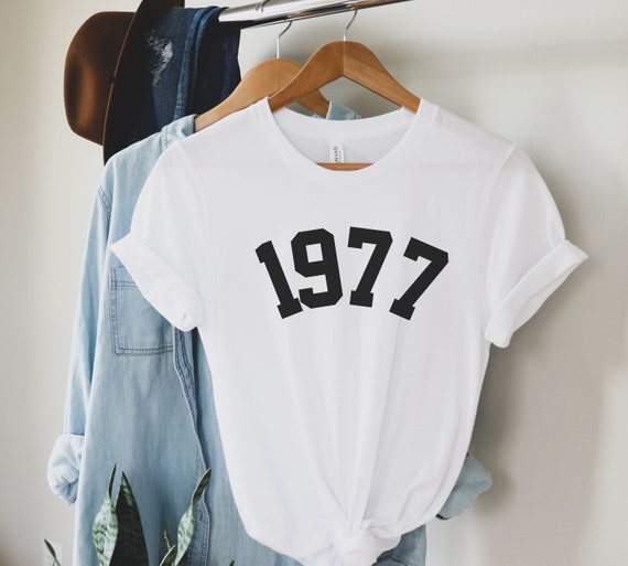 1977 Vintage T Shirt, Birthday Gift Tee. Retro Style Shirt. 1977 Vintage T Shirt, Birthday Gift Tee. Retro Style Shirt.