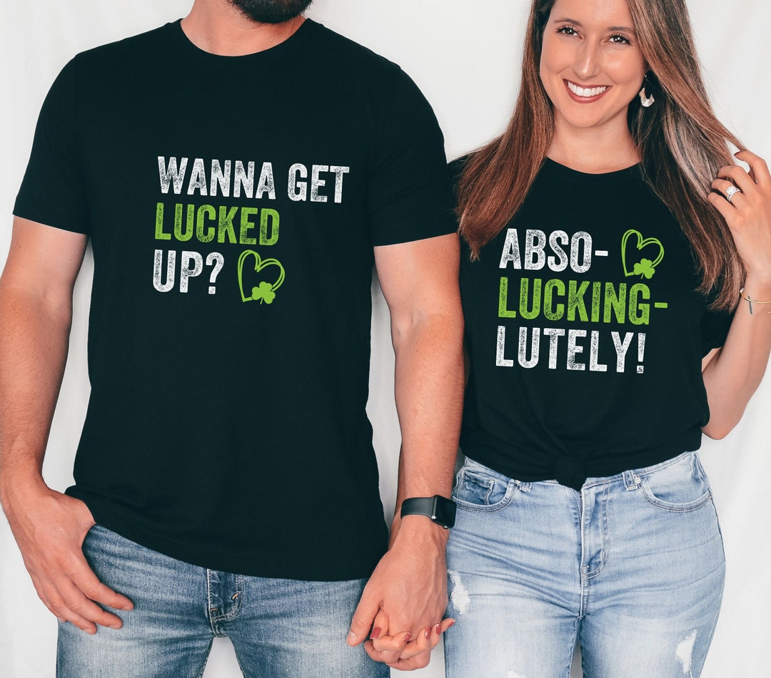 st patricks day couples shirts