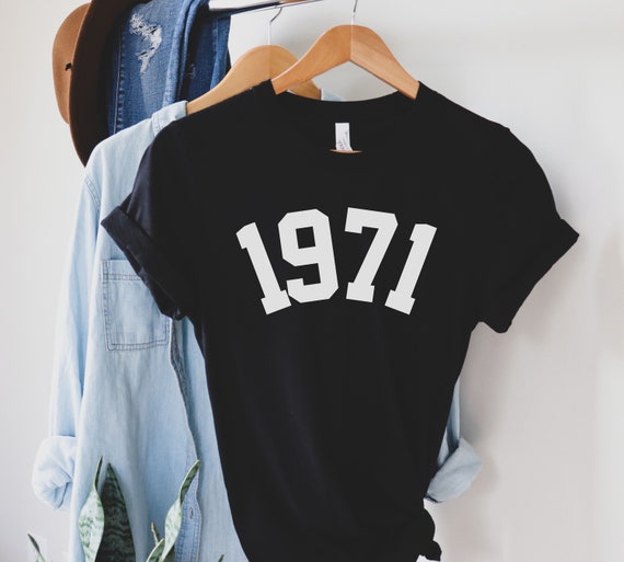 1971 Shirt, 1971 Tshirt, 1971 Shirt Women, Born in 1971 T