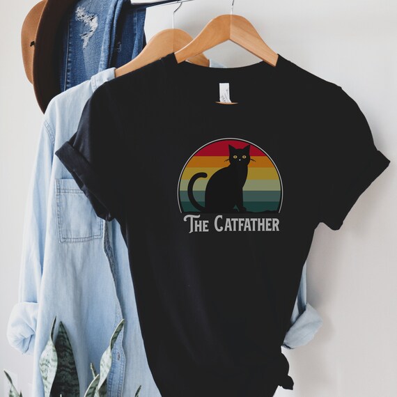 Cute Cat Father Dad Owner Pet Kitty Kitten Fun Humor T-Shirt The Catfather Funny Cute Cat Father Dad Owner Pet Kitty Kitten Fun Humor T-Shirt The Catfather Funny