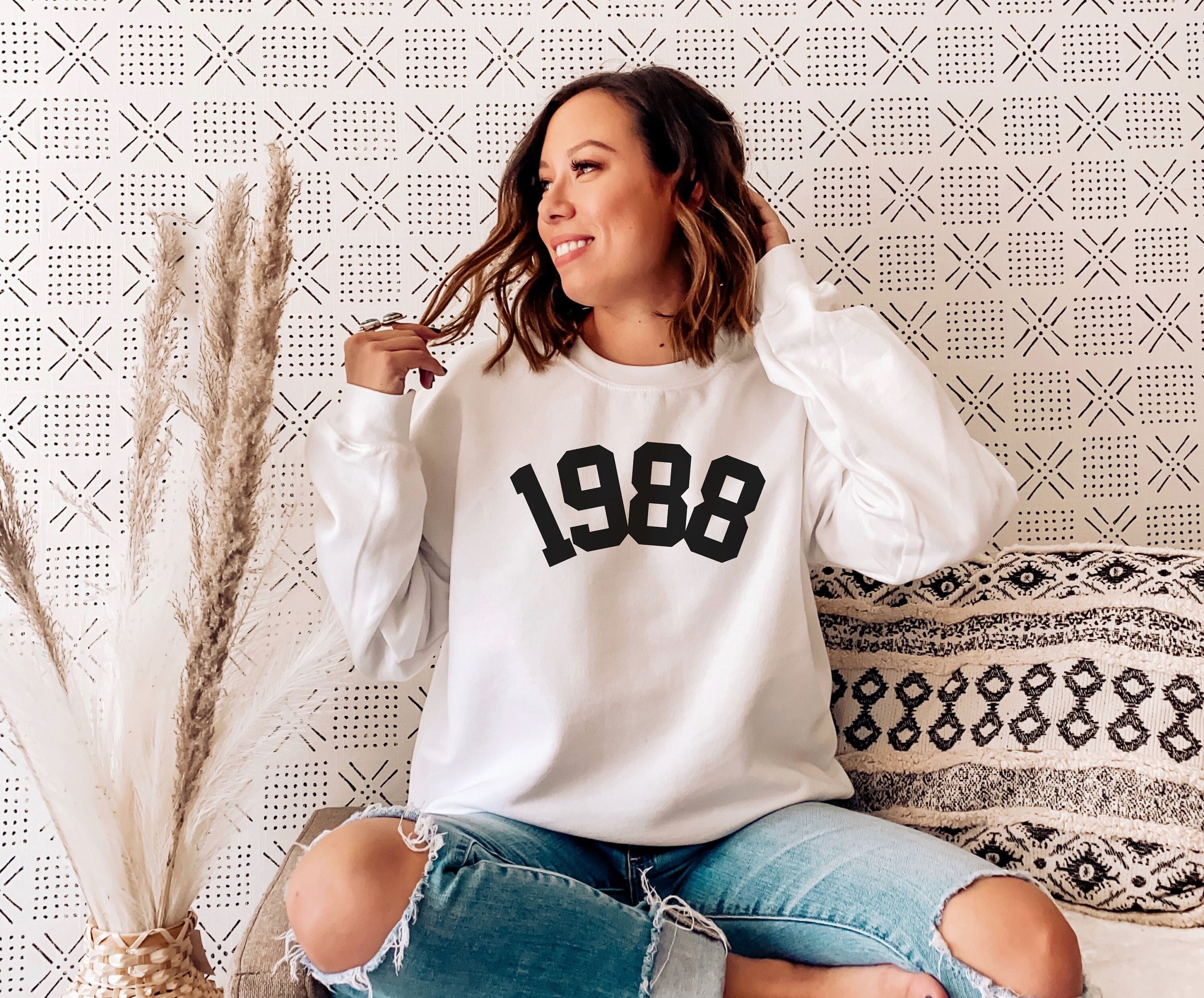 1988 Sweatshirt, Birth Year Sweatshirt 1988, Custom