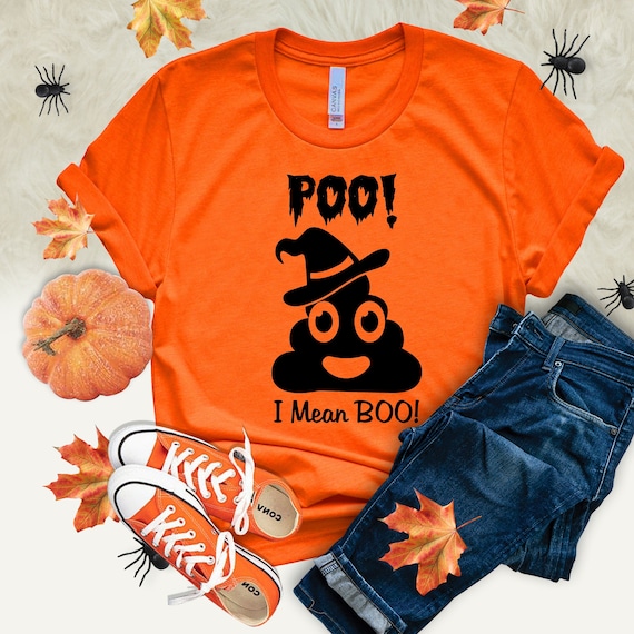 Poop Emoji Shirt Poo I Mean Boo Funny Halloween Costume Poop Emoji Shirt Poo I Mean Boo Funny Halloween Costume