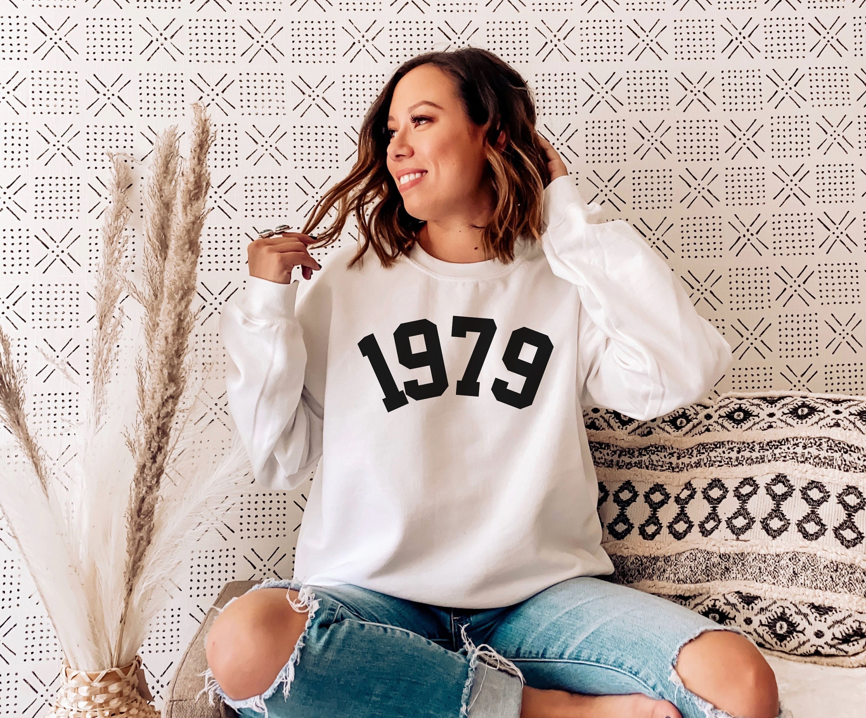 1979 Sweatshirt, Birth Year Sweatshirt 1979, Custom