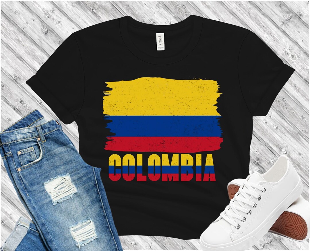 Camisa de Colombia, camiseta de la bandera colombiana, camiseta latina,  camiseta latina, regalo de Colombia, camisa del orgullo colombiano,  camiseta