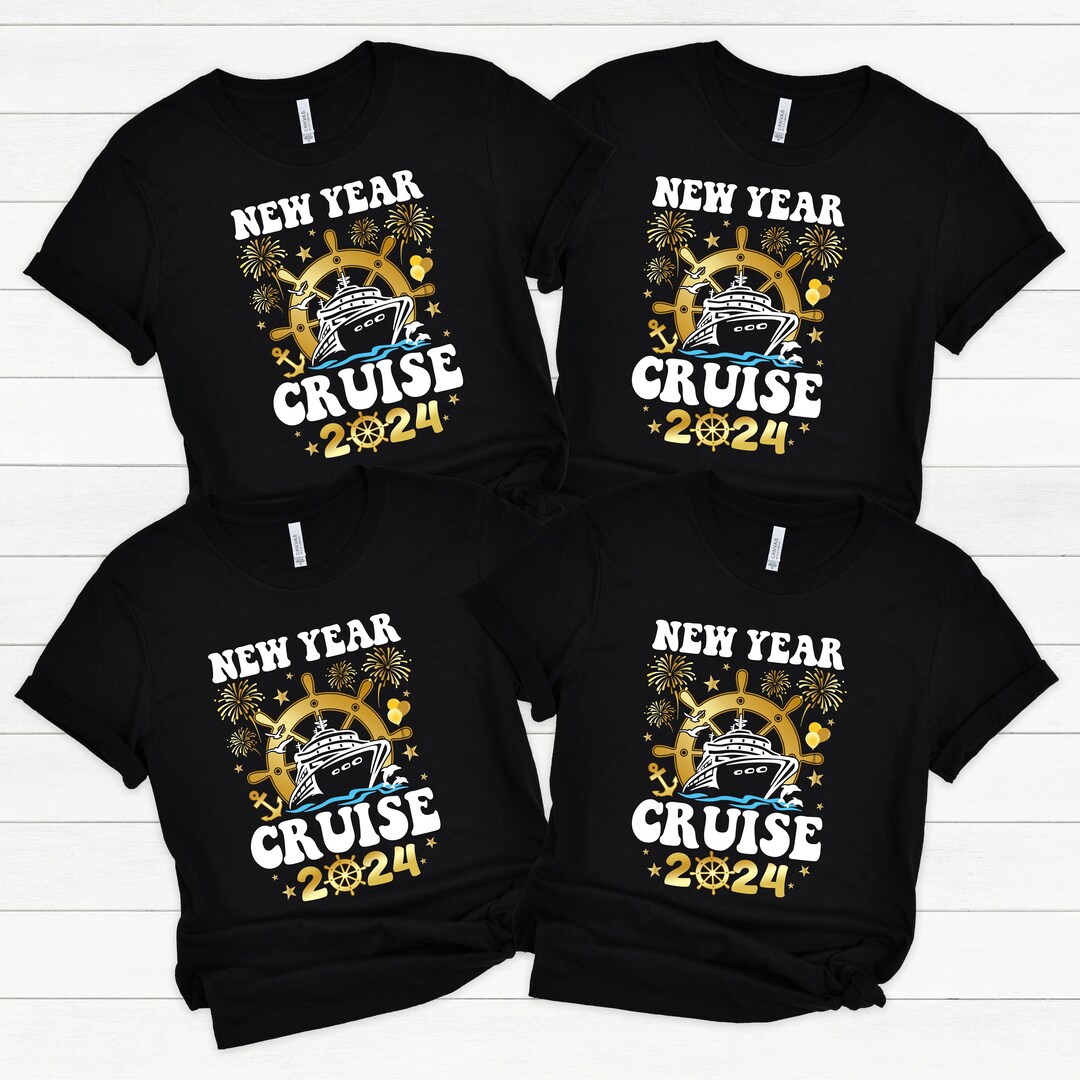 New Year Cruise 2024 Shirt, New Year Cruise Squad Shirts, Happy New
