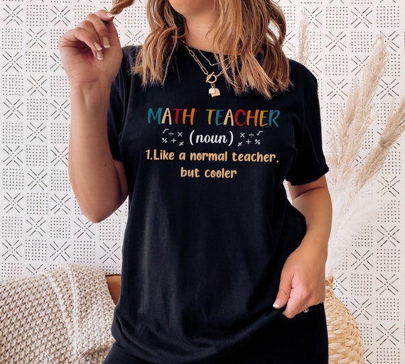 Funny Math Teacher Definition Shirtmath Teacher Top Gift for - Etsy