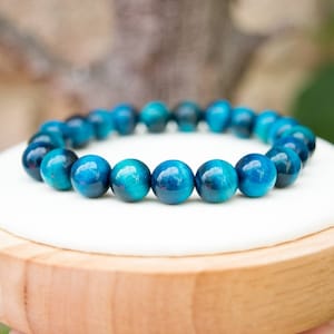 Tiger&#39;s eye Protection Bracelet, Negative Energy Protection Bracelet, Unisex Healing crystal bracelet, Gemstone bracelet for men and woman