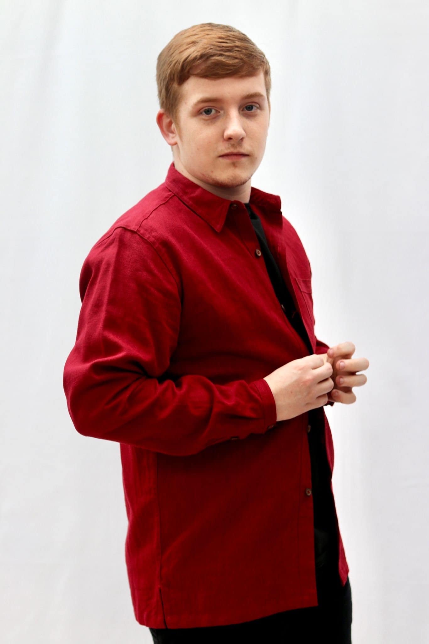 red dress shirts men OppoSuits - Red Devil