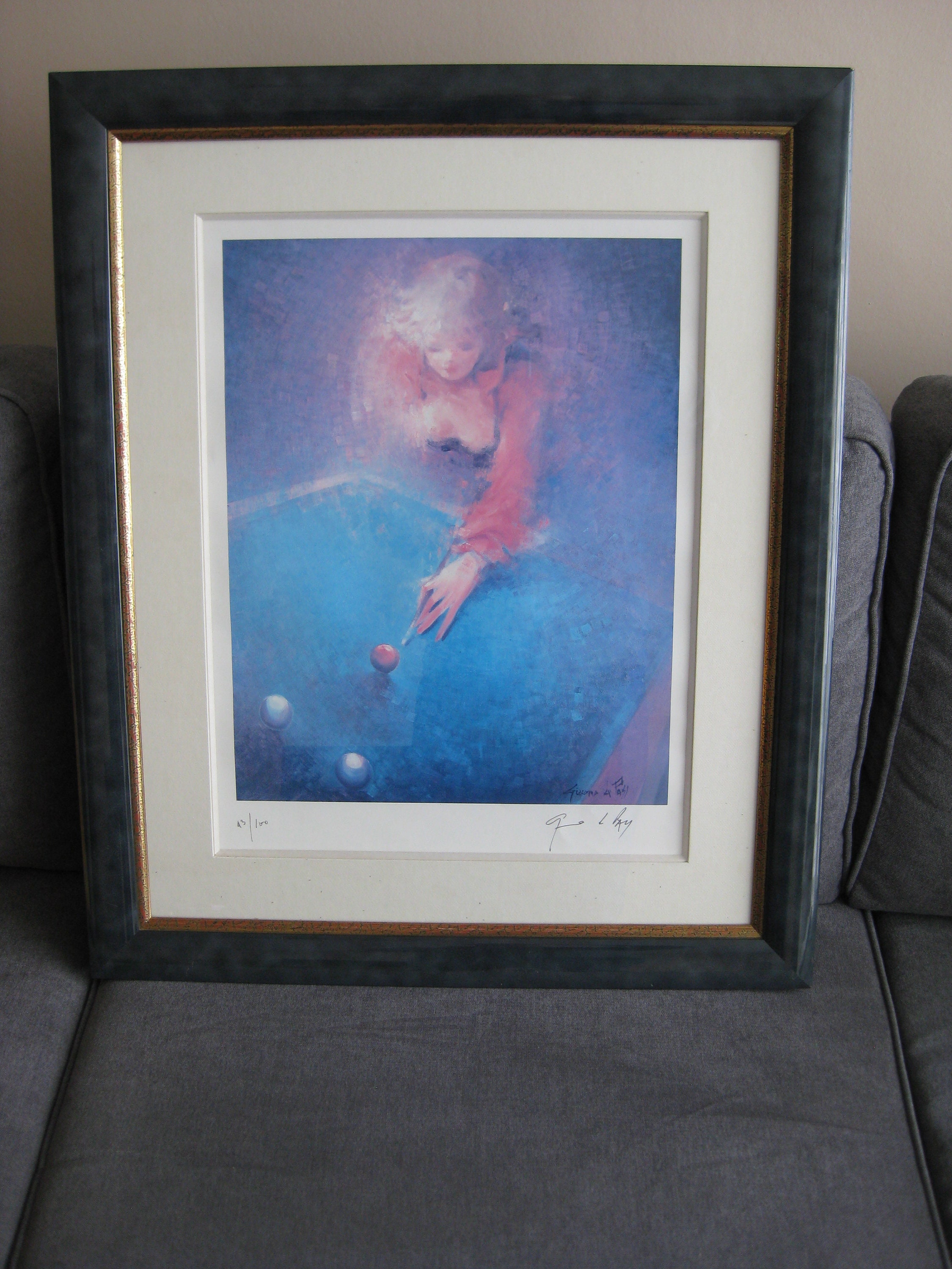 Giacomo de Pass, Lithographie Couleur Signée et Numérotée