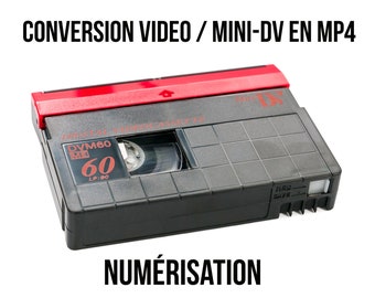 Escaneo de casete de video MiniDV a archivo digital MP4