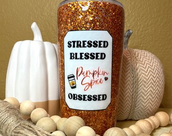 Vaso de especias de calabaza