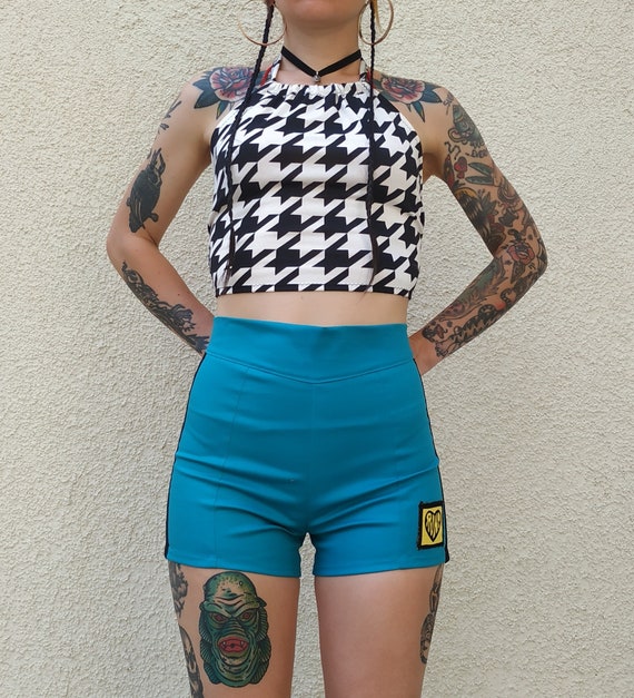 Retro booty shorts clearance