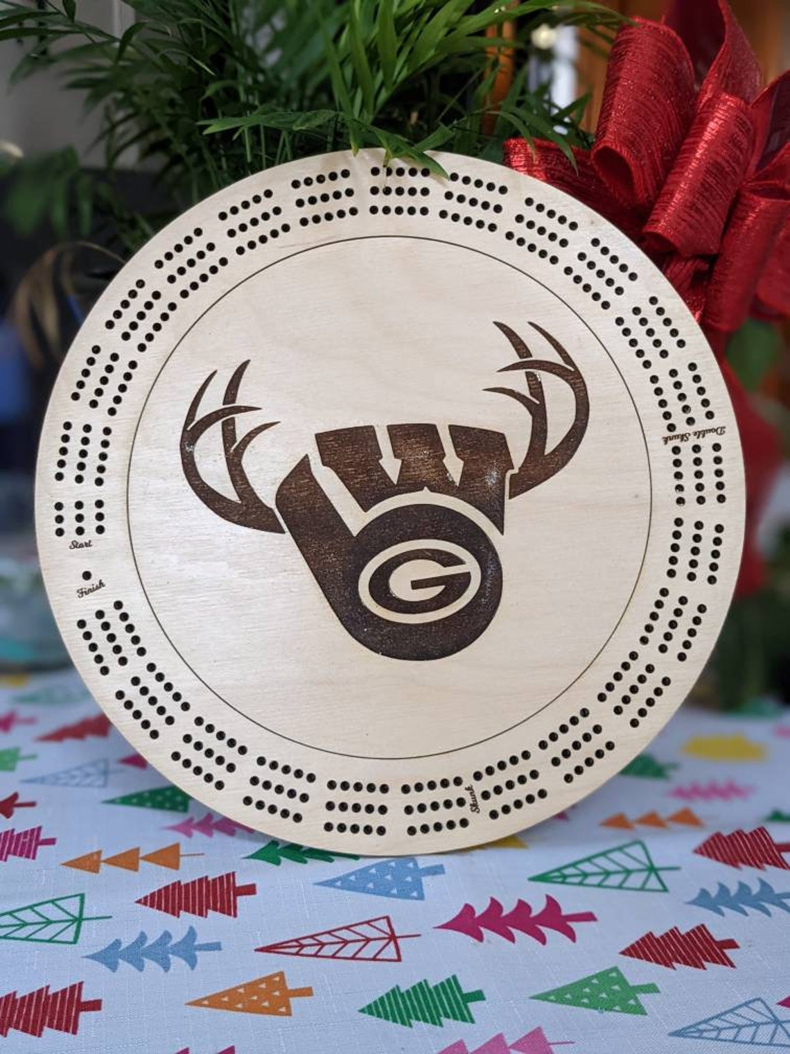 Cribbage Board Wisconsin Sport Packer's Bucks Brewers Etsy