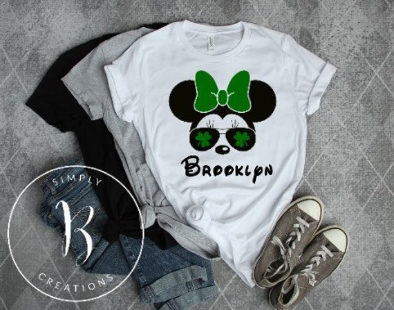 minnie mouse st patrick's day shirt