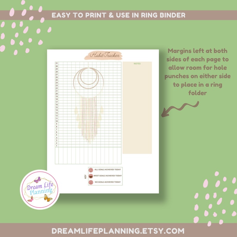Boho Printable Planner,life Planner Printable,daily Planner,planner ...