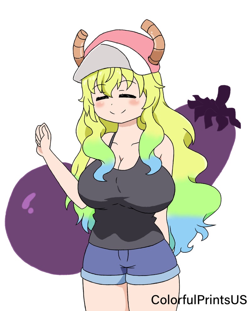 Lucoa Miss Kobayashi's Dragon Maid Lucoa Miss Kobayashi's Dragon Maid 8 x 10 Digital File | Etsy