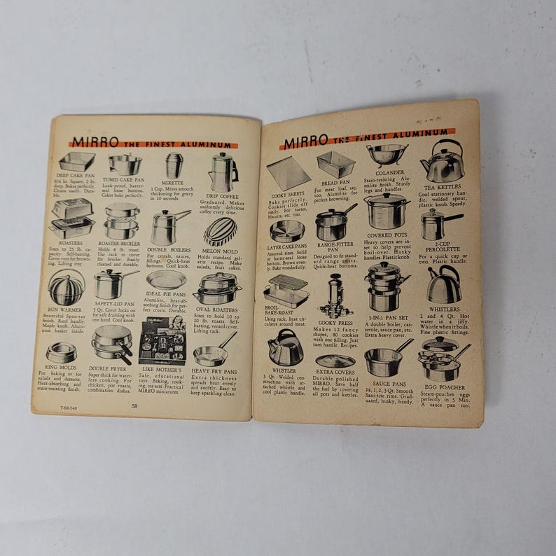 1940s Mirro Matic Recipe Booklet Vintage 1947 Mirro-matic Pressure ...