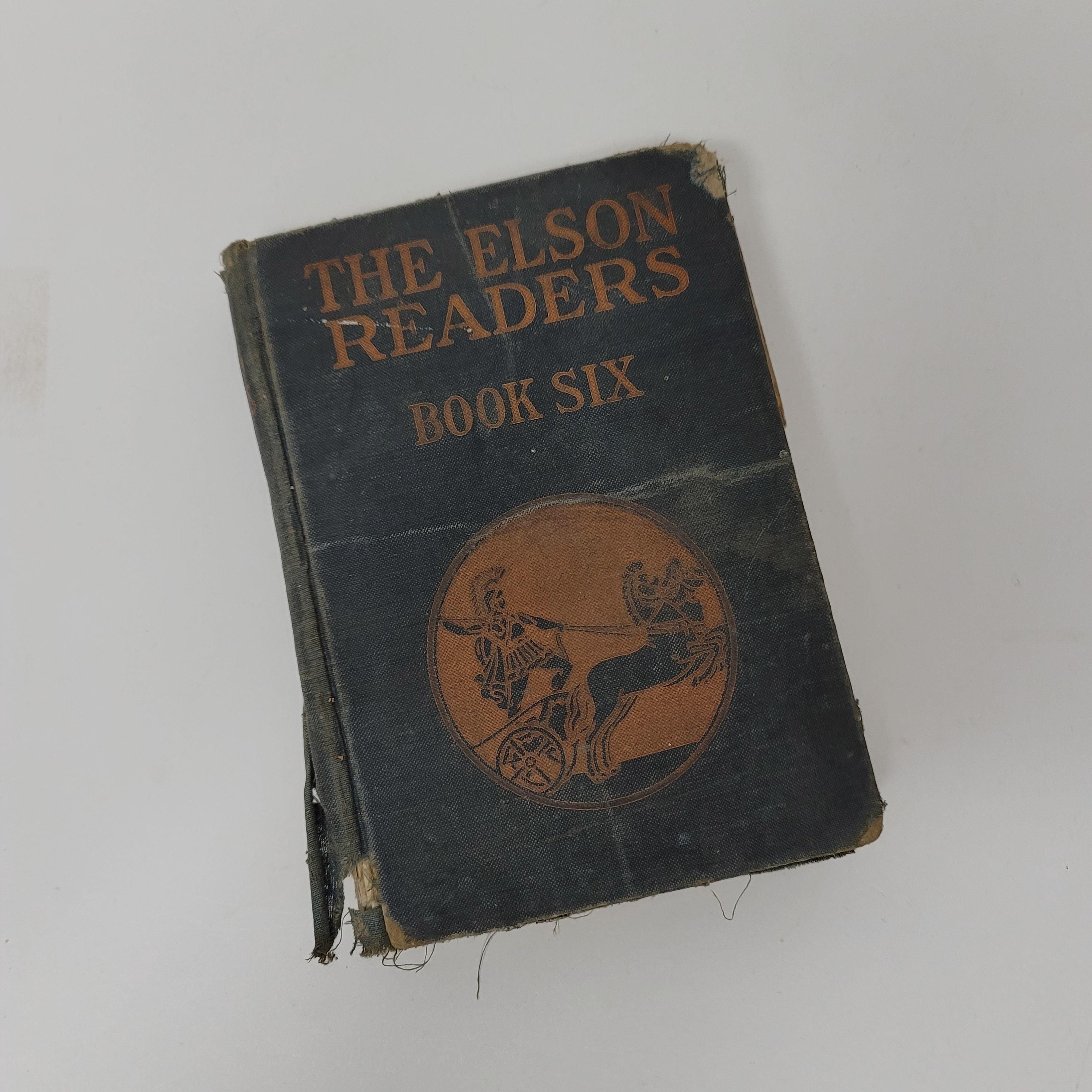 1920 Elson-Gray Basic Reader Vintage Book Six School Textbook