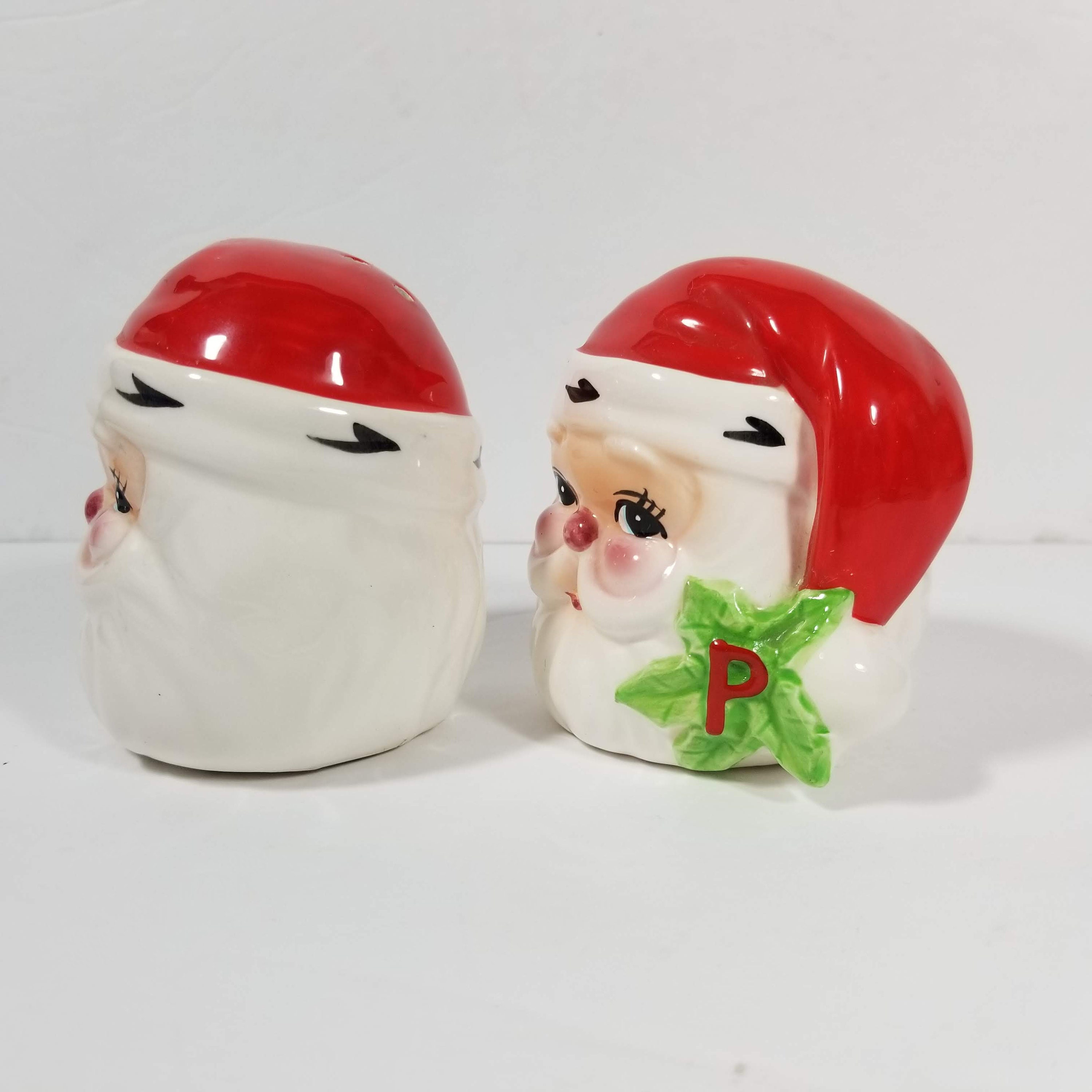 Weihnachten Keramik Weihnachtsmann Und Kamin Salz & Pfeffer Streuer Kännchen Set 
