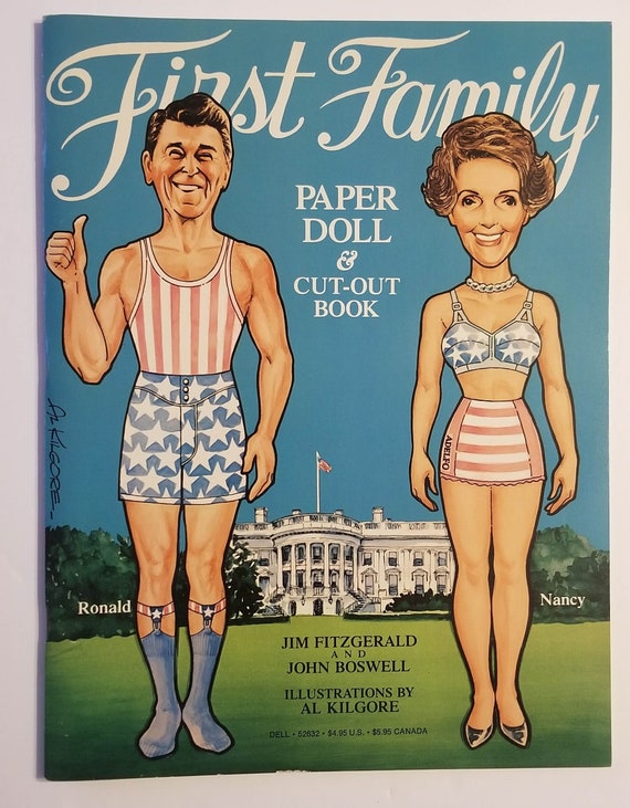 ronald reagan paper dolls
