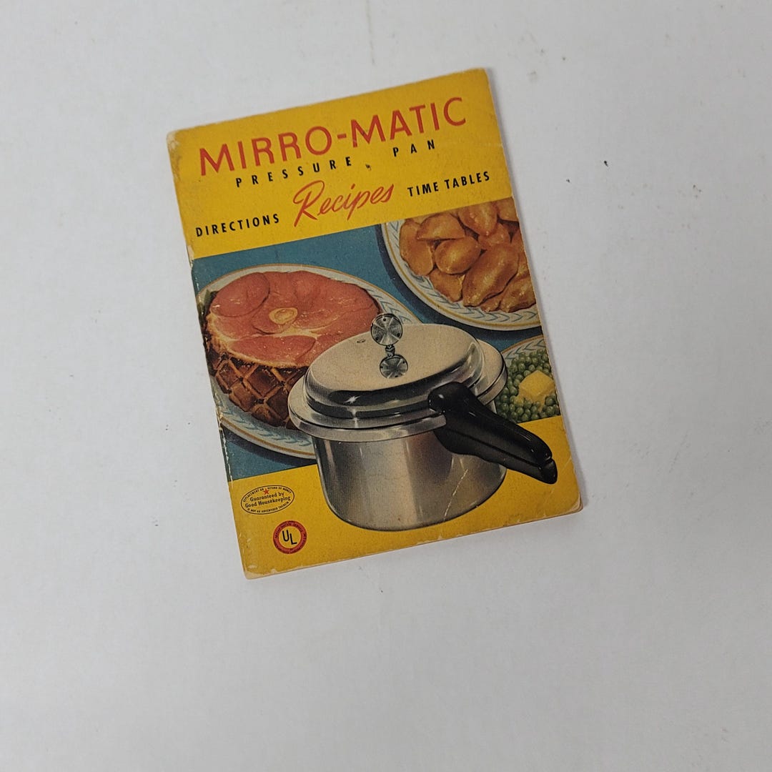 1940s Mirro Matic Recipe Booklet Vintage 1947 Mirro-matic Pressure ...