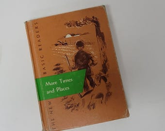 1950s More Times and Places Reader Book US History Citizenship Famous People Stories Vintage Scott Foresman School Textbook