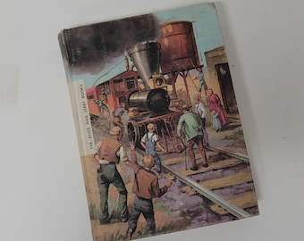 Alice and Jerry Engine Whistles Vintage 1957 Textbook Illustrated School Reader Storybook