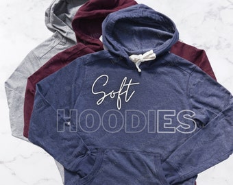 Blank Hoodies - Maroon Hoodie - Navy Blue Hoodie - Gray Hoodie Plain - Hooded Sweatshirt Colors - Design Ready Shirts - Fall Sweat Shirts