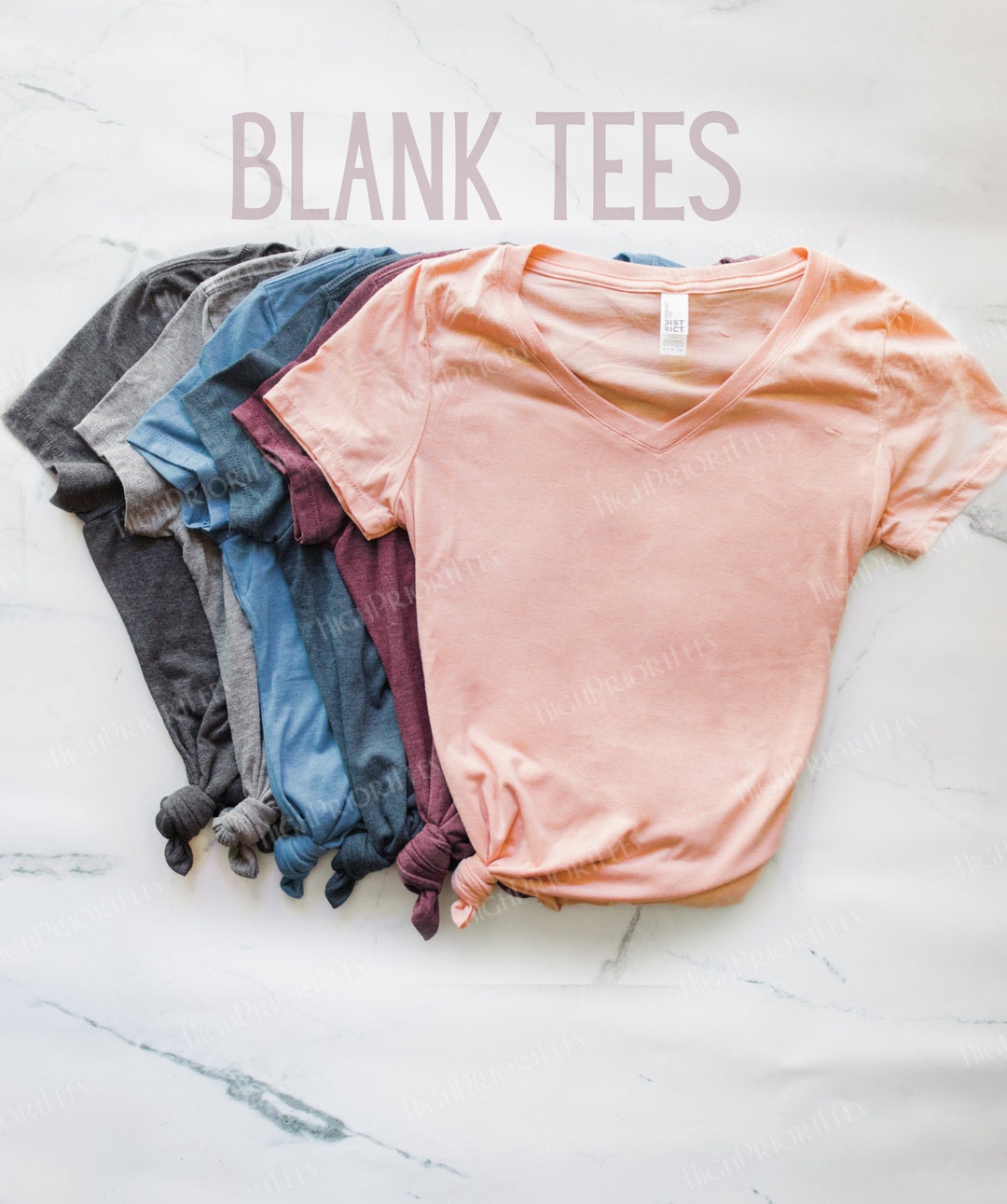 Blank Shirts for HTV Vinyl or Casual Wear Soft Comfy Peach Shirt and