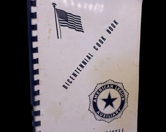 Kingsport Tennessee Cookbook Cook Book Vintage Bicentennial Spiral Local Town