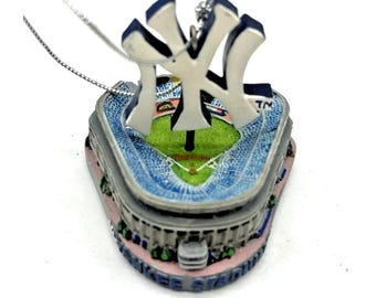 New York Yankee Stadium Christmas Ornament Logo Collectible Baseball MLB 2"