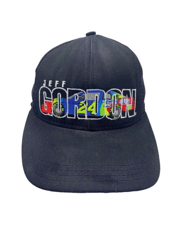 Vtg Jeff Gordon 24 Baseball Hat Spell Out Chase A… - image 1