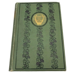 The Poetical Works of Sir Walter Scott Book Antique 1900s Beautiful Green Poetry