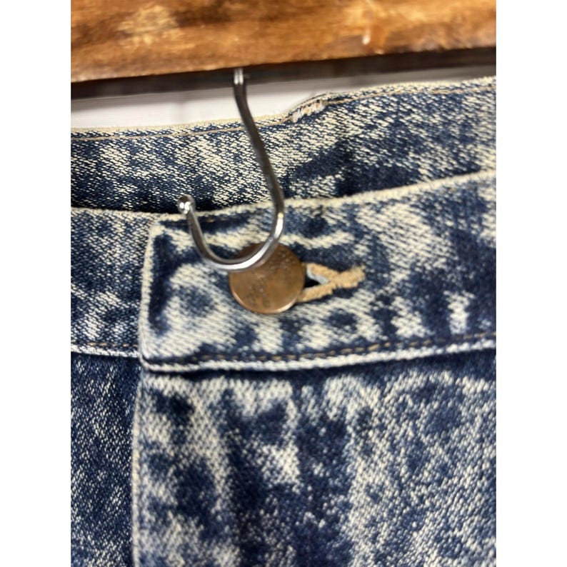 Vintage Wrangler Jeans Acid Wash 38x34 80s 90s Cowboy Straight 13MWZHM Mens USA Bild 11