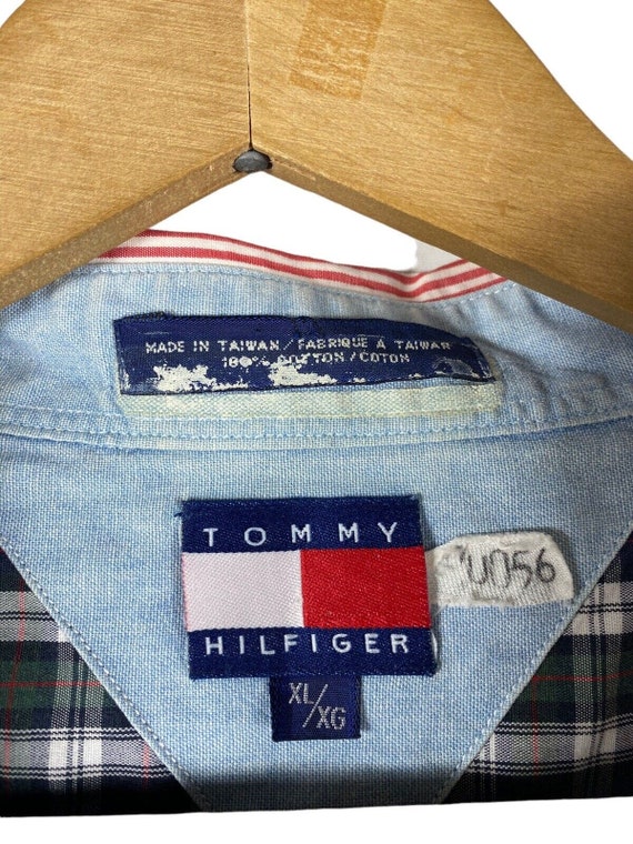 Vintage Tommy Hilfiger Shirt XL Mens Button Down … - image 7