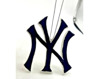 New York Yankees Insignia Logo Christmas Ornament Hanging Collectible MLB Fan