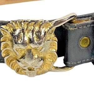 Anne Klein Lion Head Belt - Etsy display picture 2