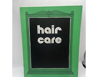 Vintage Johnson Wax Hair Care Booklet Guide 70s Hair Styling Cutting Scalp Care