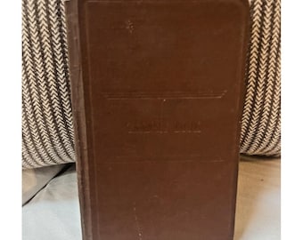 Libro antiguo de tránsito, cuaderno de ingeniería ferroviaria, libro de tapa dura antiguo