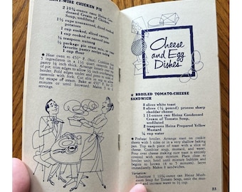 Vintage Heinz Cookbook Booklet Recipe Ketchup Retro 1950s Art Graphics Ephemera