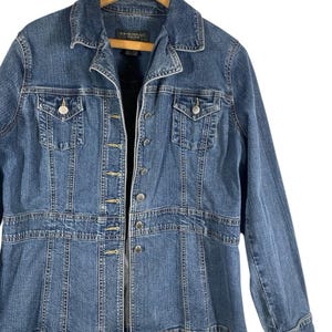 Banana Republic Jean Jacket Size Large Womens Y2K Vintage Womens Coastal Cowgirl