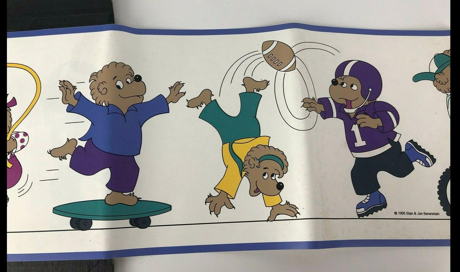 Berenstain Bears Wallpaper Border Vintage Rare 5 Yard Spool Etsy