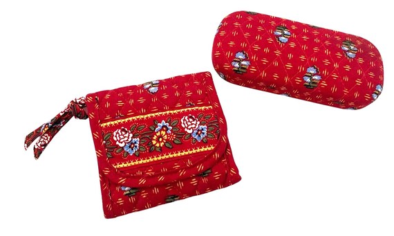 Vera Bradley Provincial Red Wallet & Eye Glasses Sunglasses  display picture 1