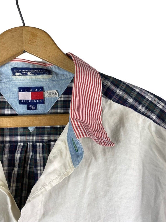 Vintage Tommy Hilfiger Shirt XL Mens Button Down … - image 3