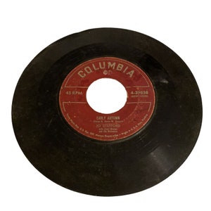 Jambalaya Hank Williams 45 Vinyl Record Early Autumn Honky Tonk Country Columbia