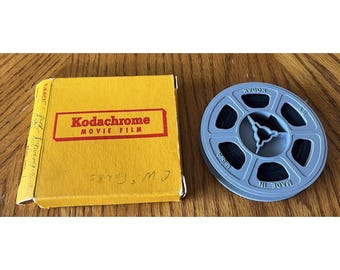 Action de grâces Film familial 8 mm Années 60 Film Kodak Kodachrome II 8 mm Jour de Noël