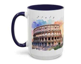 Italia Caneca De Café | Itália Coliseu Roma Roma | 11 onças e 15 onças