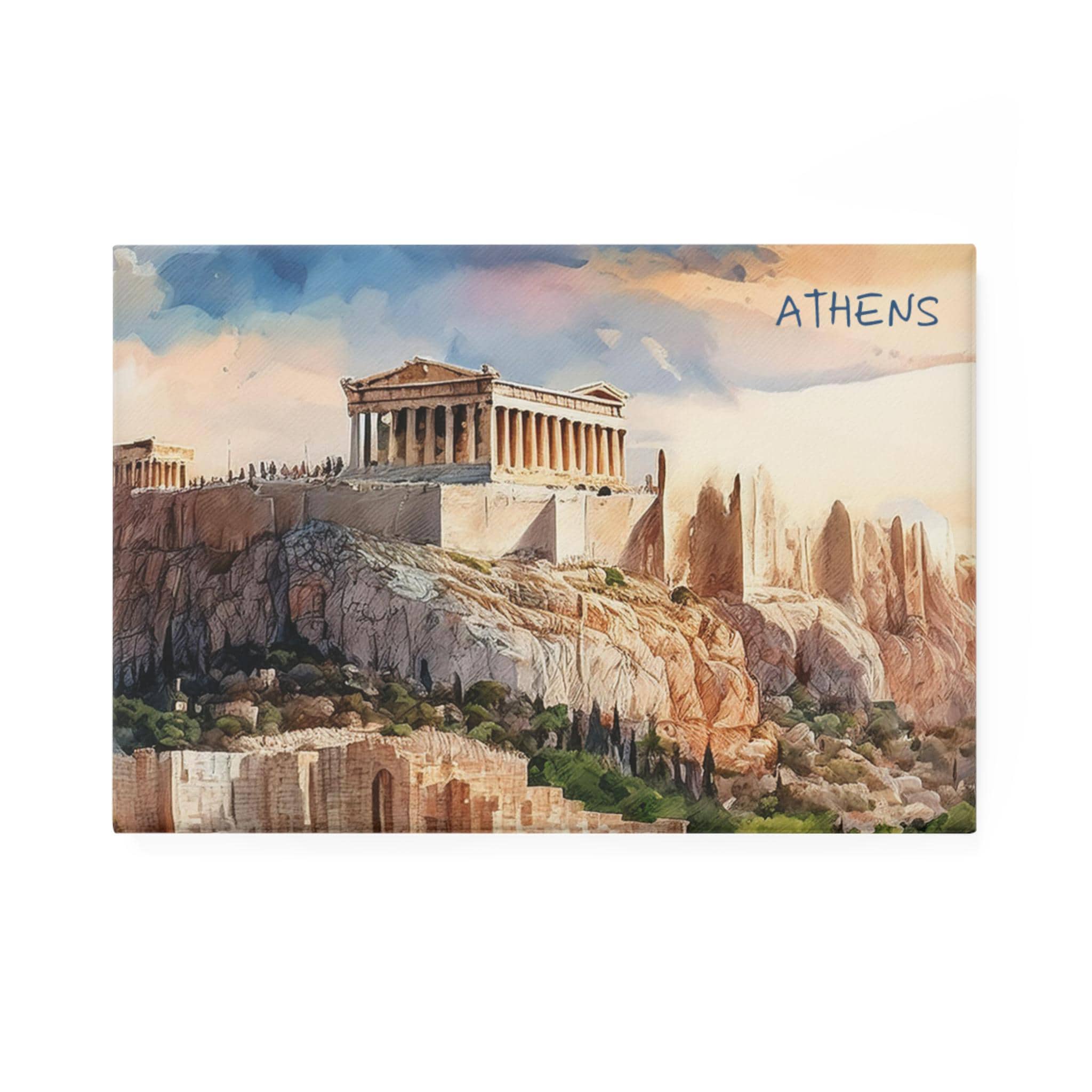 Calamita 3D Nafplio Grecia per frigorifero, souvenir turistico